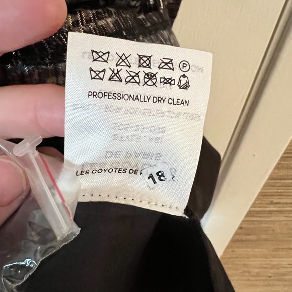 LES COYOTES DE PARIS Printed Knee-Length Dress size 12 - Picture 12 of 12